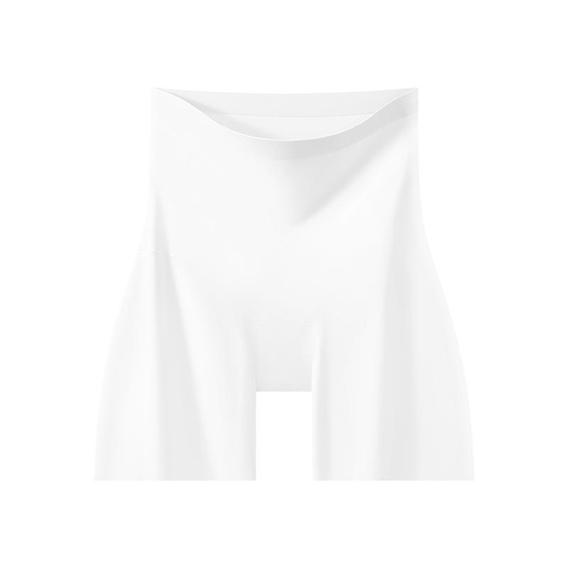 Female Summer Thin No Trace of Abdominal Antibacterial Ice Silk To Lift Hip Anti Go Out of Two in One Safety Underwear