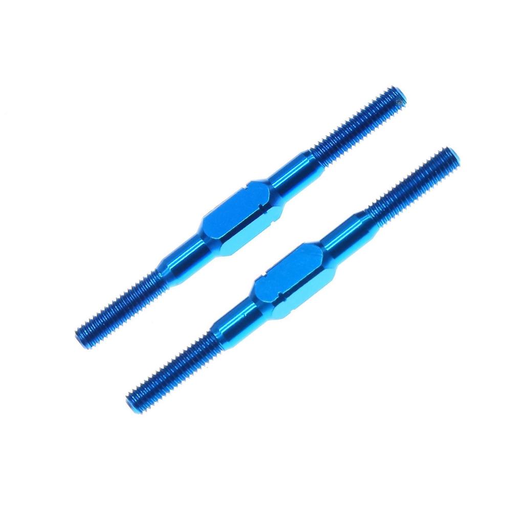 2pcs Aluminum Turnbuckle Shaft 3x42mm Lightweight And Durable For Remote Control Model Cars