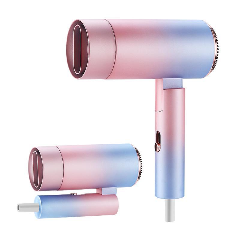 High-Power Portable Hair Dryer: Ideal for Home or Dorm Use, Gentle on Hair