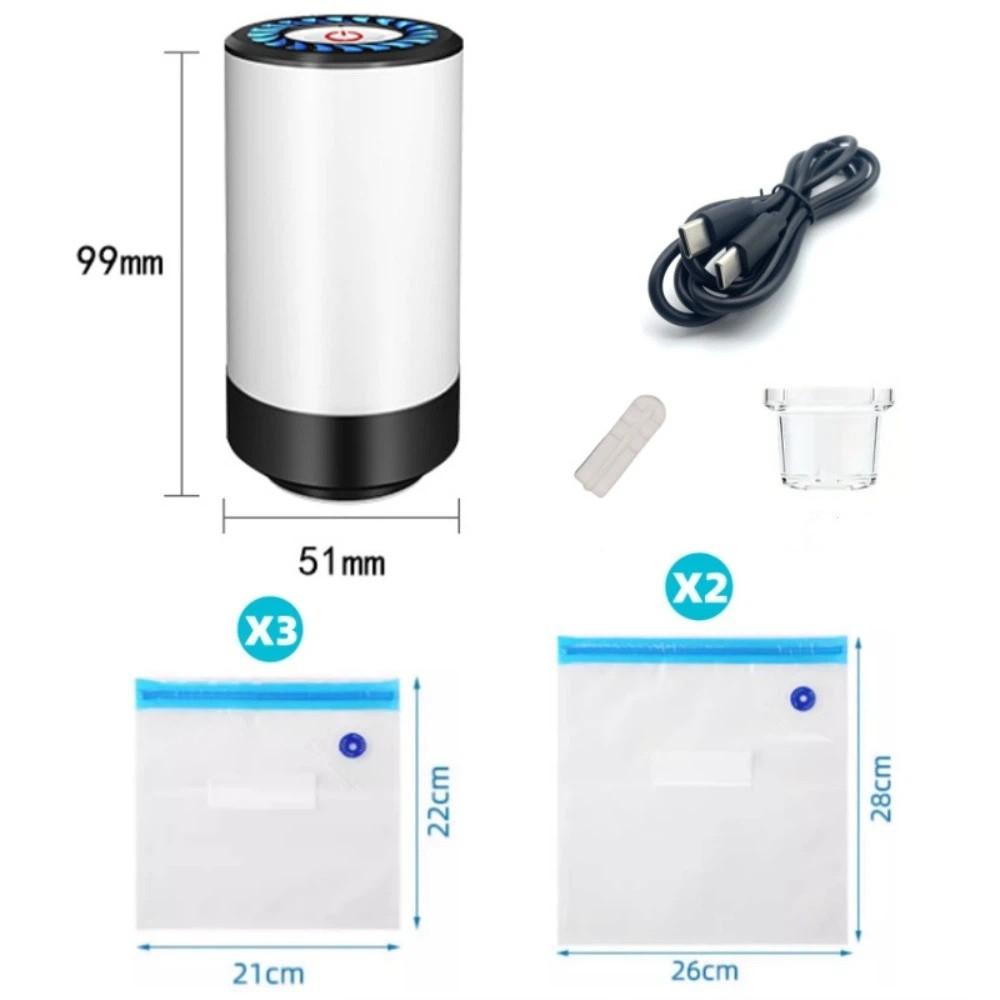 Low Noise Electric Vacuum Pump Mini Body Compressed Bag Air Pump Vacuum Bag Pump  Food Preservation