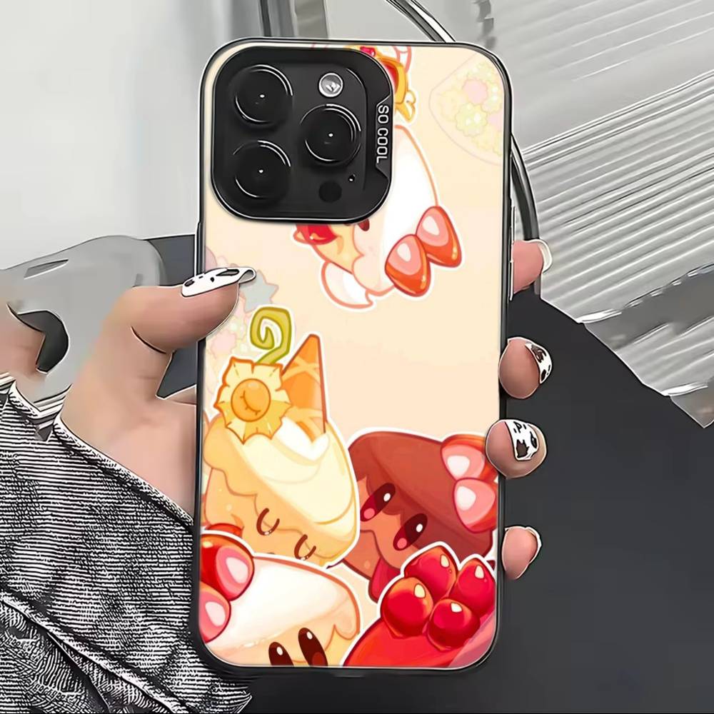 Game C-Cookie R-Run Kingdom Phone Case For iPhone 17,16,15,14,13,12,11 Plus,Pro Max,XS,Colorful Silver Black Cover