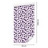 Hearts Wallpaper Purple, White and Light Gray 50x1000
