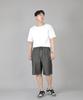 Seinteukeulu Pintuck Shorts Eps-350 Gray Black Denim