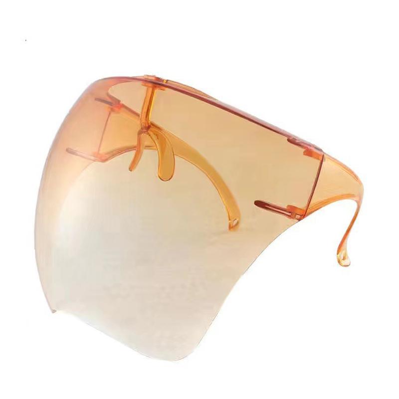 Full Face Mask Anti-Fog Anti-Splash Safety Goggle Cycling Sunglasses Transparent Protective Faceshield Face Cover Sun Glasses