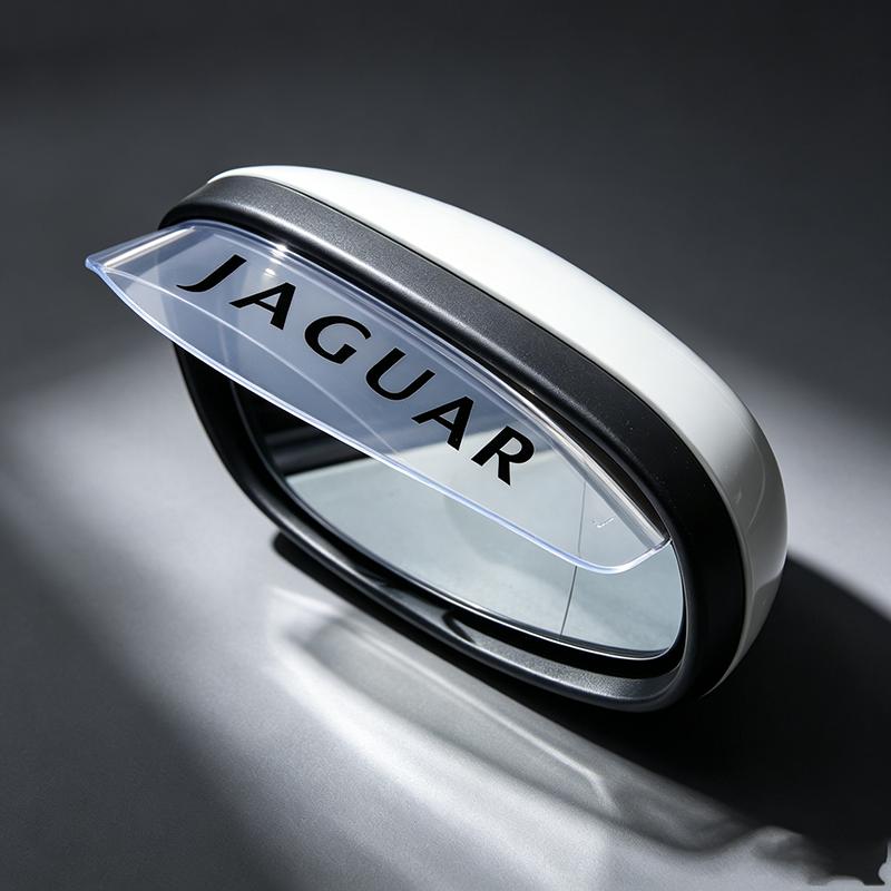 2 szt. Samochodowe Lusterko Wsteczne Boczne Osłona Przeciwdeszczowa Osłona Brwi Osłona Przeciwsłoneczna Dla Jaguar XF XE XJ XJ8 X351 F Pace X Type F Type Naszyjnik Nożyczki Ubrania Brelok