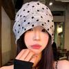 Retro Polka Dot Beanie Soft Windproof Head Wrap Vintage Pullover Hat  Fashion Bloggers