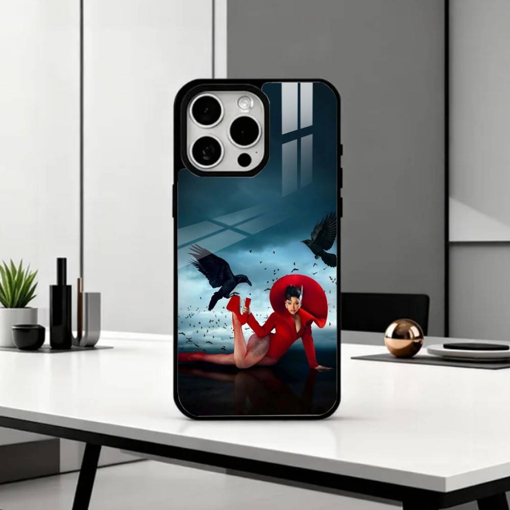 

Rapper Cardi B Phone Case For iPhone17,16,15,14,13,12,11 Plus,Pro Max Magnetic For Magsafe Wireless Charging iPhone17Pro