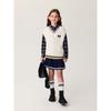 Mark Jenny Girls' Bow-Knot V-Neck Pure Cotton Knitted Vest Kidsren's 2026 Autumn and Winter New Style 551888