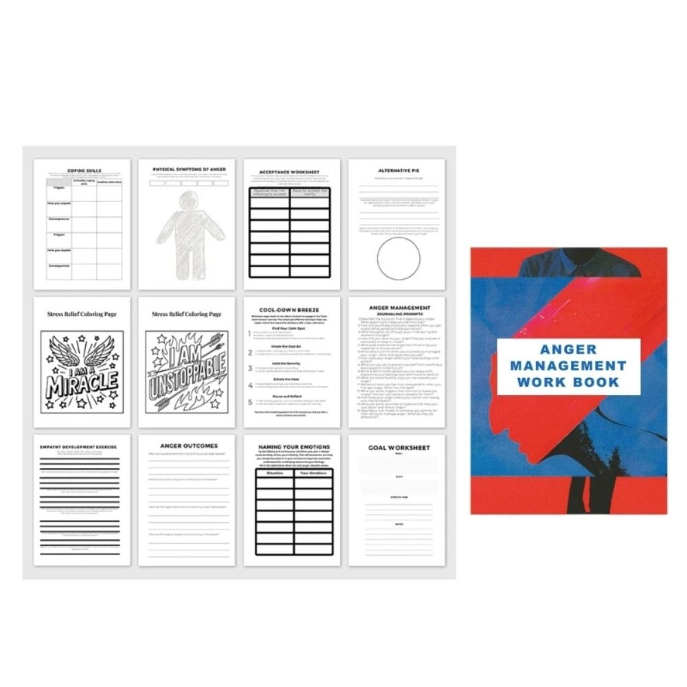 Control Your Emotion Anger Management Worksheets Daily Reflection Sheets  Professional S