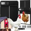 Automatic Chicken Coop Door Door Opening With Timer Metal Sensor