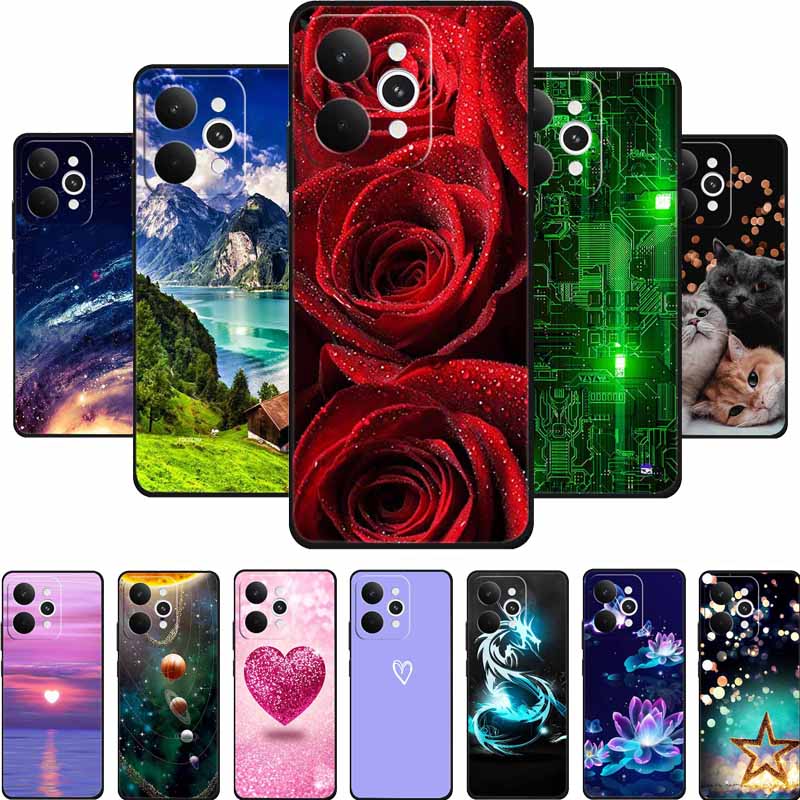 Phone Case For Realme 15 Pro Back Cover Case Shockproof Black Silicone Soft Coque For Realme 15 Pro Case Realme15 Pro Funda Para