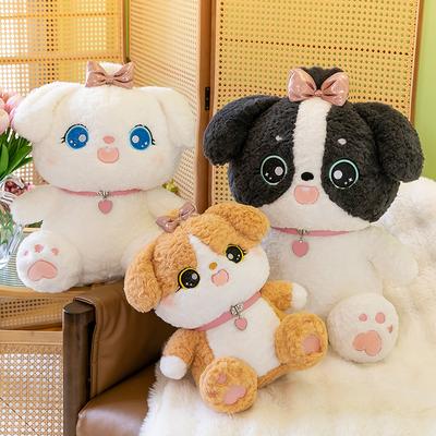 Love Puppy Doll Plush Toy Bed Sleeping Throw Pillow Children Birthday Gift Exchange Doll