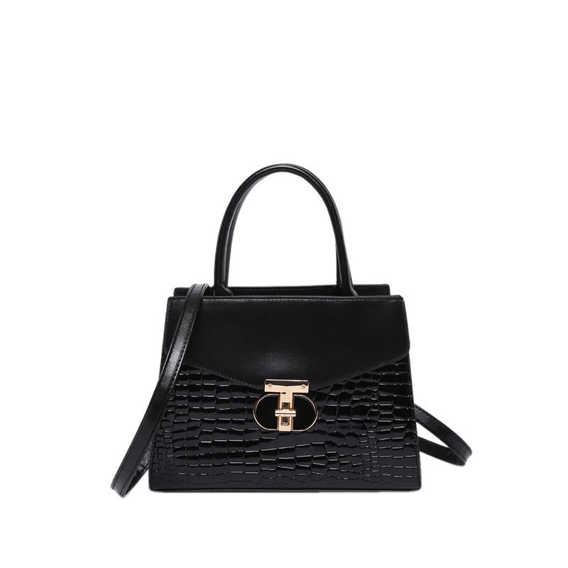 Chic Summer 2024 Retro Small Square Handbag For Women In Trendy Urban Styles чёрный