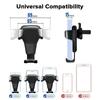 Gravity Car Phone Holder Air Vent Clip Mount Mobile Cell Stand Smartphone GPS Support In Car Bracket For iPhone Samsung Xiaomi