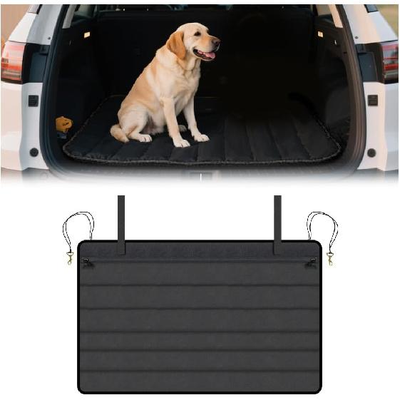 Large Bumper Guard For Cars, 38 X 25 Inch Foldable Vehicle Rear Bumper Cargo Protector Mat Prevent Scratches During Loading & Unloading, Auto Trunk