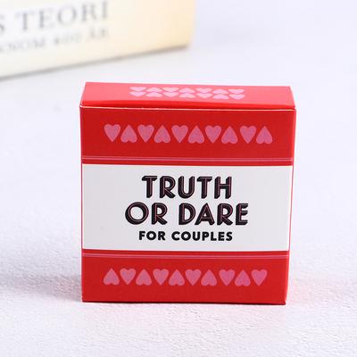 Mini Small Size Truth Or Dare For Couples Cards Games Lovers Board Game Supply