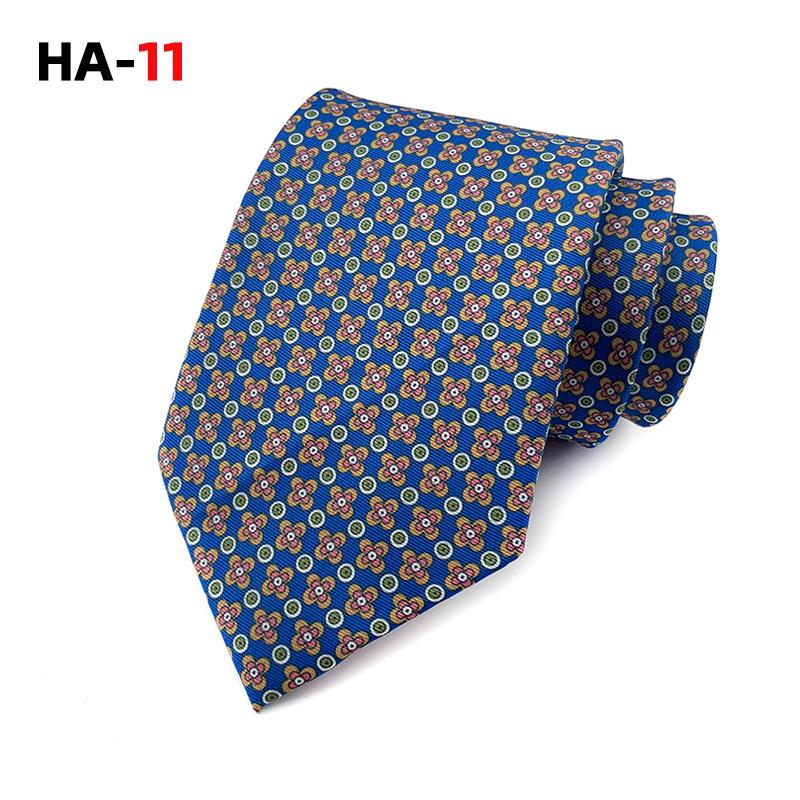 Mode Retro Druck Imitation Seide Stoff Herren Krawatte