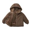 New Style Down Cotton Jacket for Boys and Girls - Thick Fleece-Lined, Hooded Coat for Children