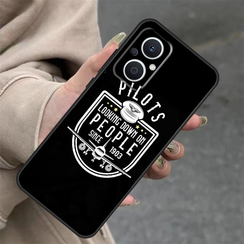 Flugzeugpilot Koffer Für OPPO Reno 8T 13F 14F 12F 11F 10 12 13 14 Pro 7 8 Lite OPPO Find X8 X6 X9 Pro Hülle