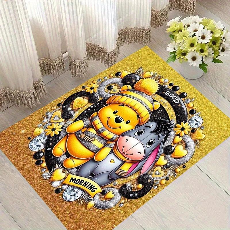 

1pc Stitch Pattern Area Rug Soft Flannel Floor Mat for Living Room,Office,Bedroom and Carpet,Sofa Coffee Table Floor Mat 60cm by 90cm