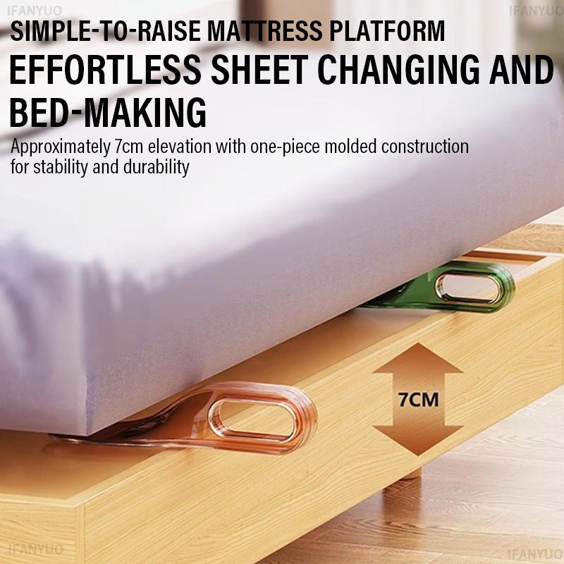 Bed Lifter Easy Mattress Riser Bedmaker Sheet Changing Portable Tool for Changing Sheets Moving Help Home Bed Sheet Organizer