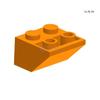 MOC 3660 2x2 Inverted Slope Building Blocks - STEM Educational Accessories