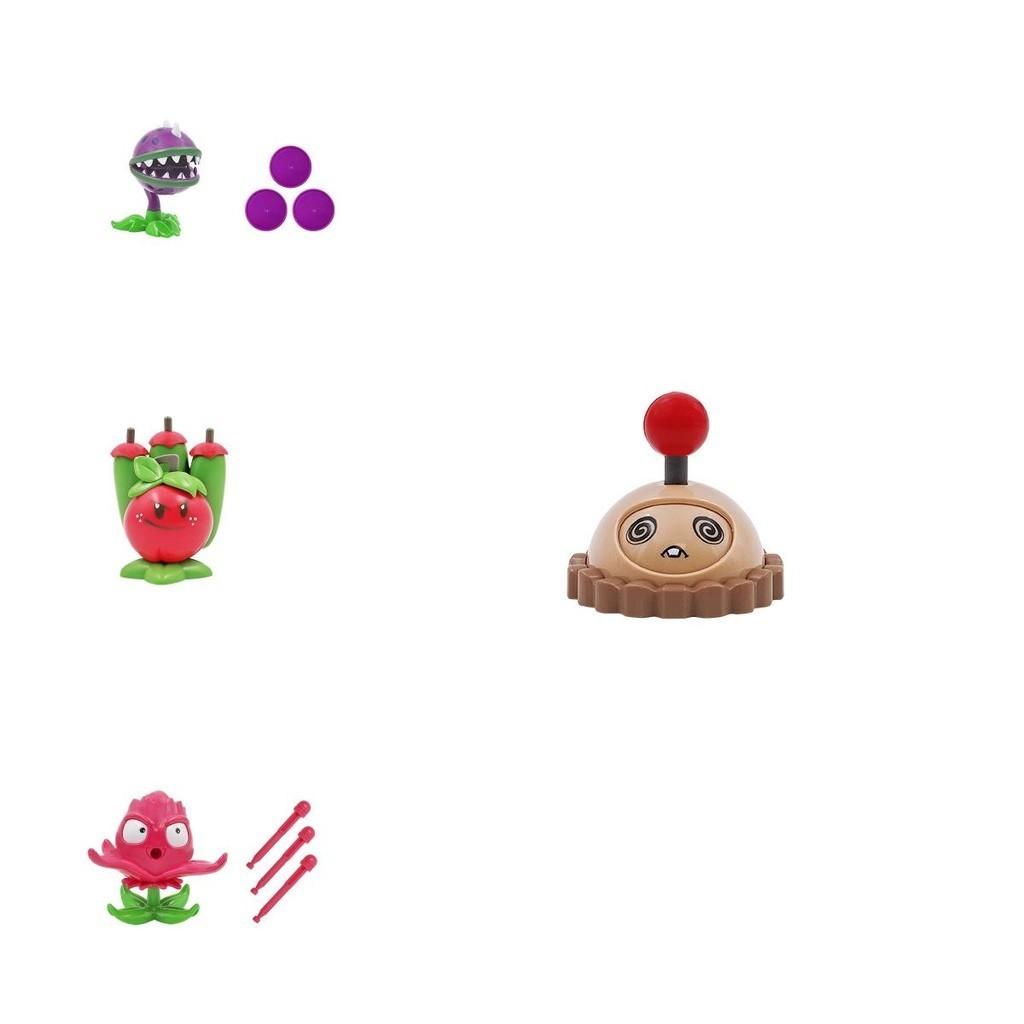 Plant Vs. Zombies Figures With Detachable Weapons And Ammunition