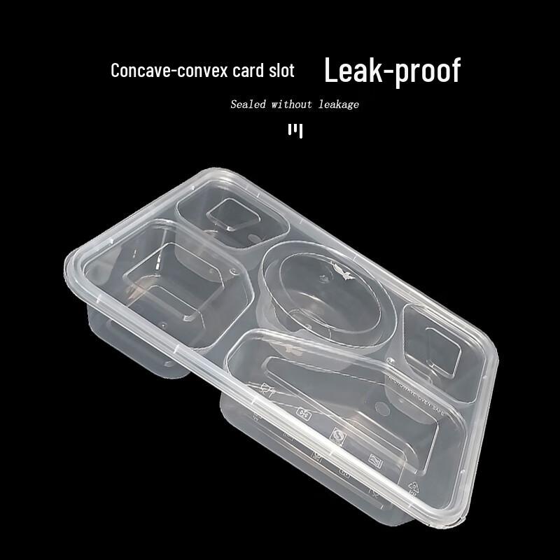 Jinmei Hewang Disposable 4+1 Compartment Meal Box