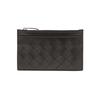 608784 Vcpp3 8803 Intrecciato Zip Key Pouch Card Holder