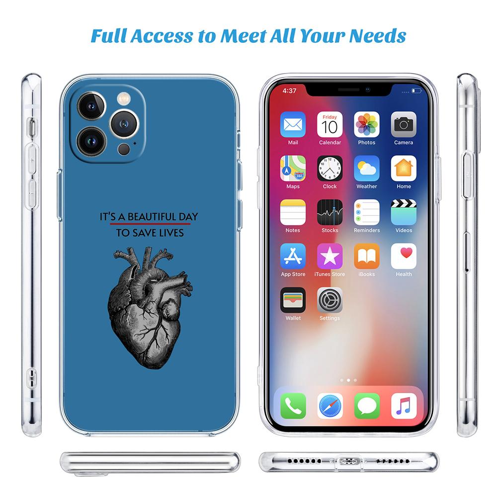 CJ62 Grey's Anatomy Case for Motorola Moto E13 E15 E20 E22 E22I E22S E30 E32 E40 E7 E7I G Plus Power Play Stylus G22 G14