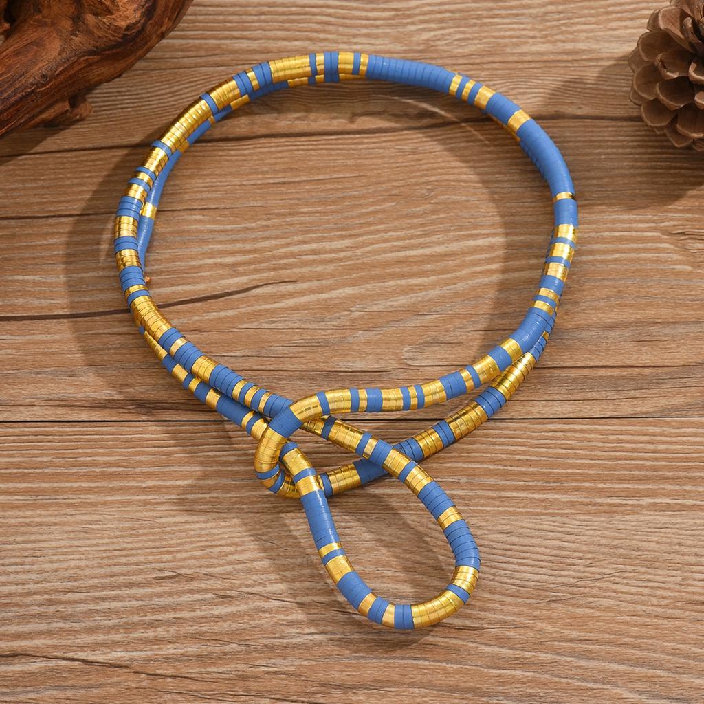 Punk hip-hop metal wind snake bone can be wrapped around the collar at will, and the personality is exaggerated and trendy.