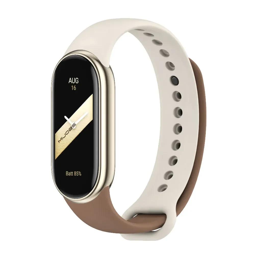Silikonrem för Xiaomi Mi band 8-8 NFC Sportbälte utbyte miband8 Armband vattentätt smart band 8 klockband Tillbehör