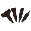 4 Piece Multi Size Reciprocating Scraper Blades Putty Removal Kit For Steel Tile Putty Removal And Surface Preparation