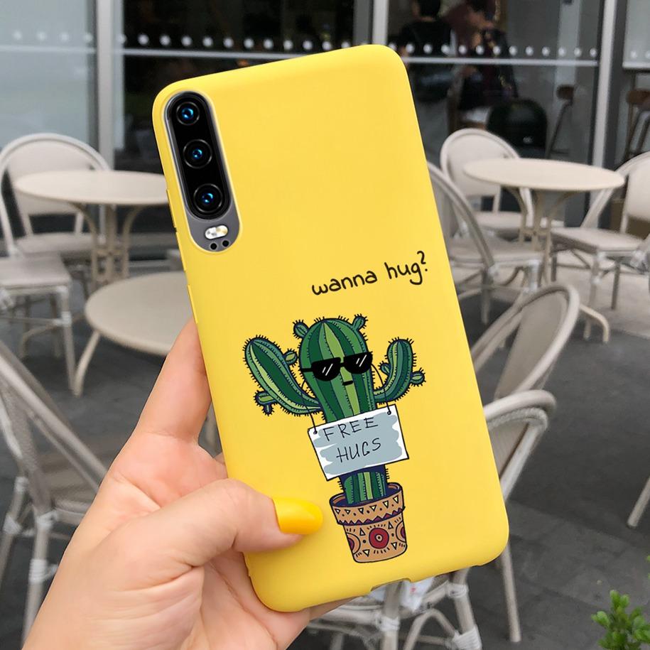 P30 Lite Case Fashion Flower Pattern Phone Case For Huawei P30 P 30 P30Lite 2020 MAR-LX1M Shockproof Bumper Soft TPU Funda Coque