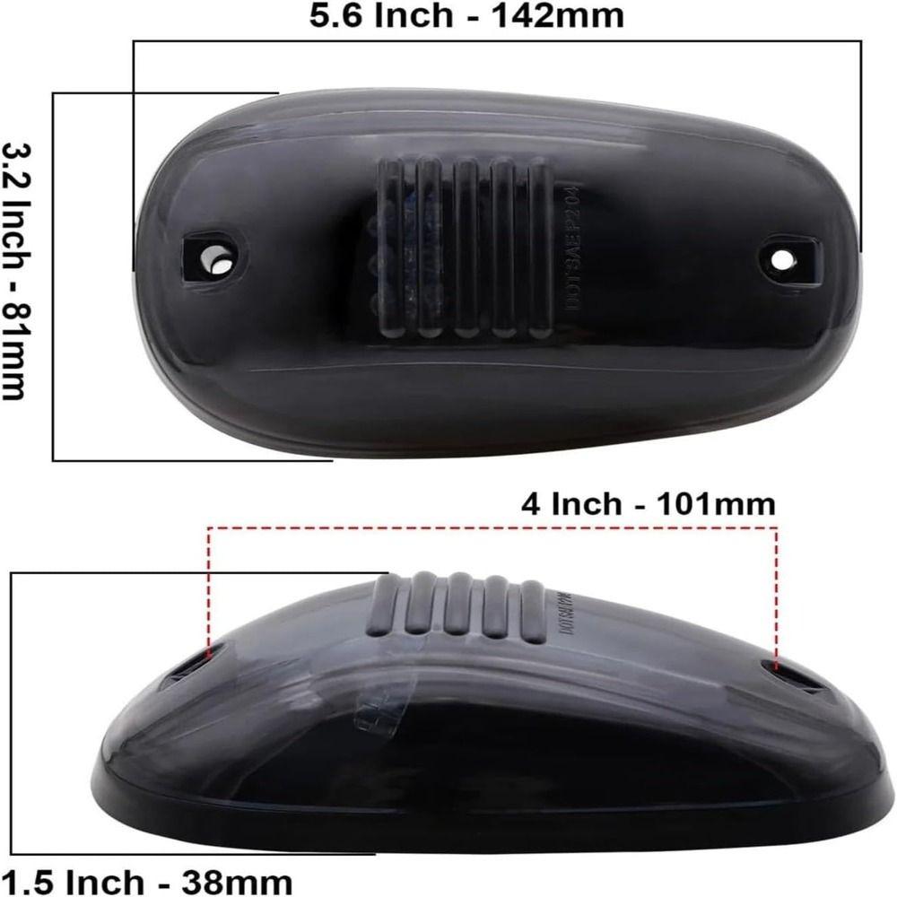 Amber No Drill Car Cab Lights Signal Lamp Head Light for Trucks/Cars/SUV Cars Accessories