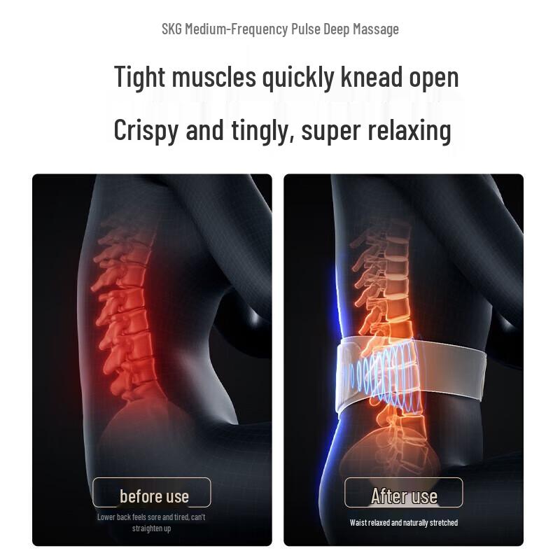 SKG W7-2nd Gen Deluxe Waist Massager