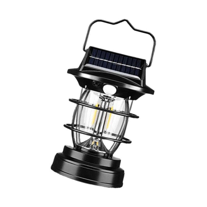 Portables Solars LED Flashlights Waterproofed Outdoor Light Camping Lamp for Outdoor and Indoor Decoration