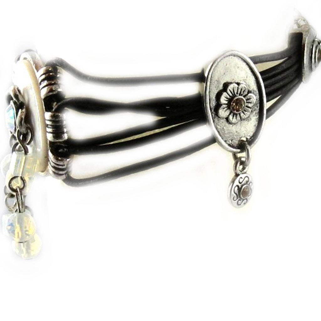 Les Trésors De Lily [E6662] - Bracelet Créateur 'Colombine' Blanc