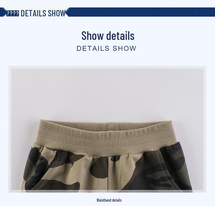 Pantaloncini Estivi Mimetici alla Moda per Bambini 27kids - Sottili, Leggeri per Bambini Piccoli e Medi