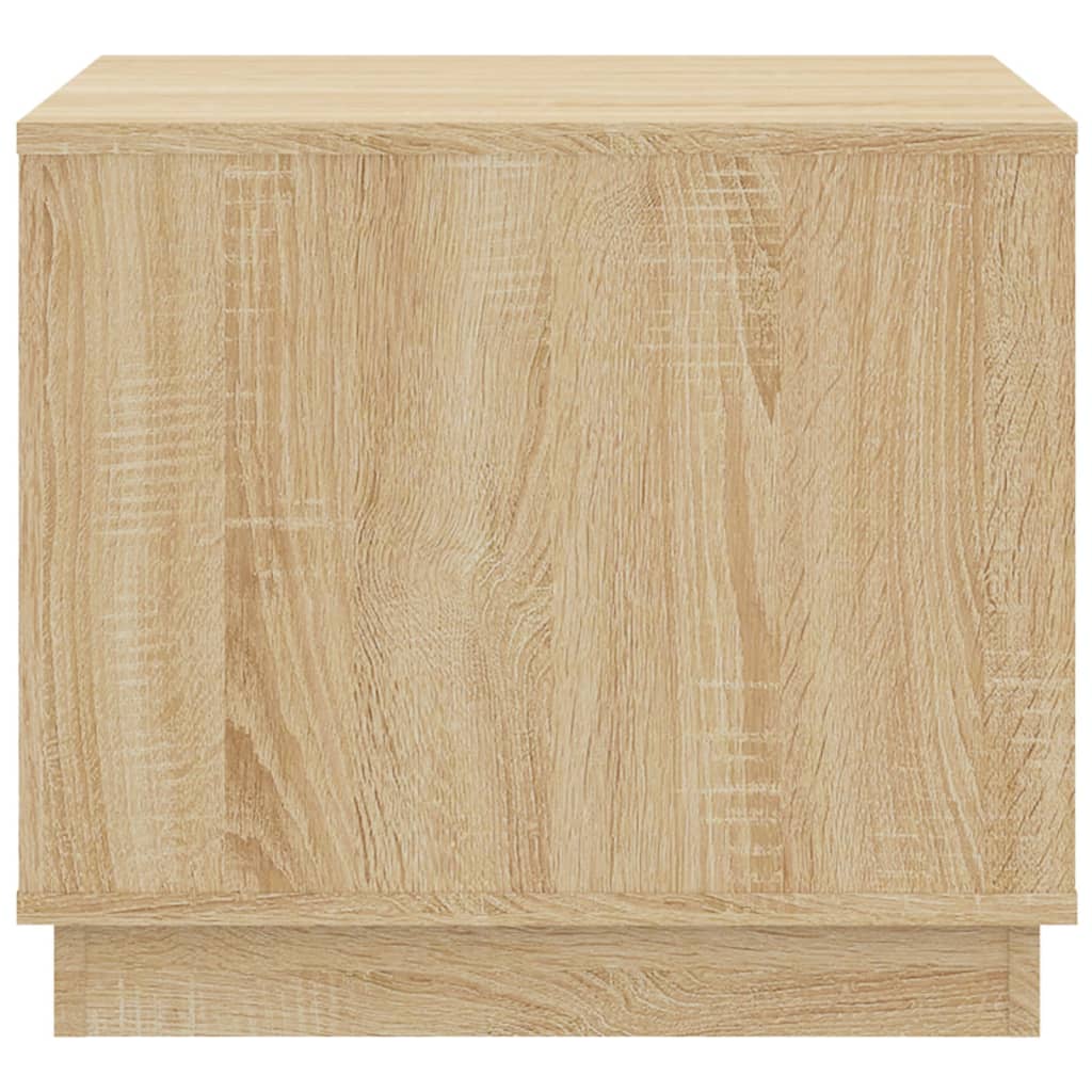 Vidaxl Stolik Kawowy, Dąb Sonoma, 51X50X44 Cm, Materiał Drewnopochodny