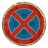 Vintage Retro Traffic Signs Collection HD Print Metal Tin Sign  Featuring  Unique Circular Warning  Prohibition Plates (No C