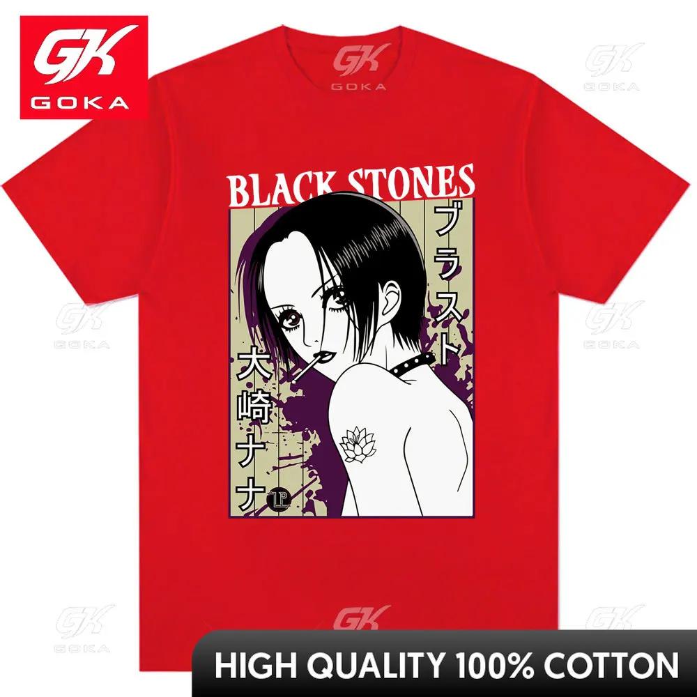 Anime Black Stones Nana Osaki Tshirt Harajuku Cartoon Unisexga Unisex Women T Shirts Oversized Casual Cotton 100 Tshirts Streetwear S