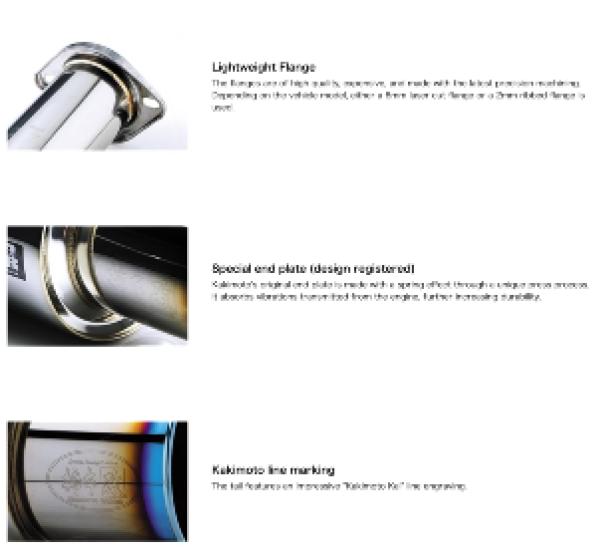 KAKIMOTO Schalldämpfer Subaru Levorg VM Series Turboteil mit 2010 Beschleunigungsgeräusch B22353R [Regu.06&R] 2.0 Turbo/1.6 (Nur hinten) VM4/G (Entspricht