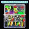 28/88/106Pcs Realistic Simulation Fish Lures Set Hard Tail Fishing Lure  Freshwater Fishing