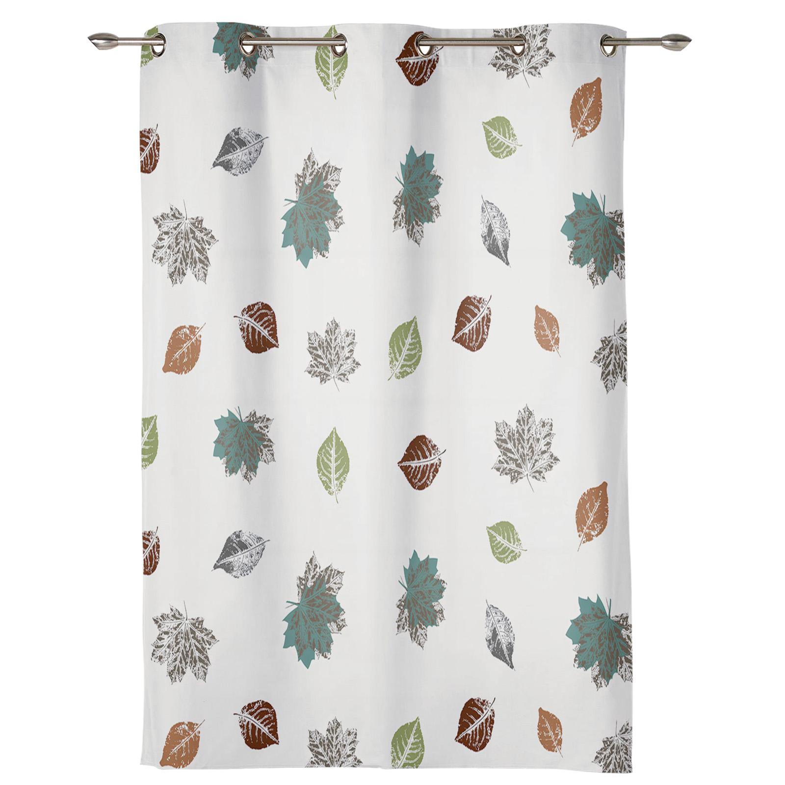 Лист Абстрактный Листопадные Шторы для Спальни Гостиной Оформление Оконных Штор Жалюзи — фото 2