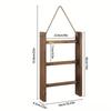 Vintage Wall Towel Rack Wooden Towels Holder Floating Bathroom Towels Racks Modern Hanging Towel Holders Bathrooms Accessories