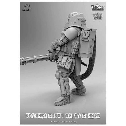 Nuts Planet 1/35 Scale Heavy Gunner with Vulcan Cannon Unpainted Resin Assembly Kit T35001