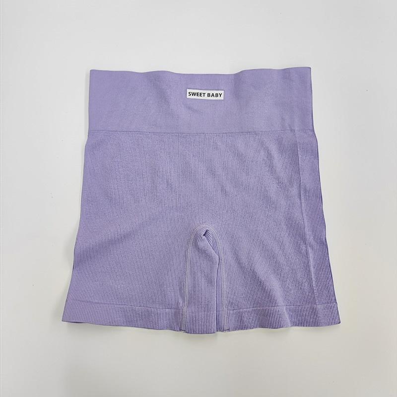 Høy midje Ermeløst Yoga Sett Kvinner Naken Følelse Racerback Sports-BH Treningsklær Todelt Sportsklær