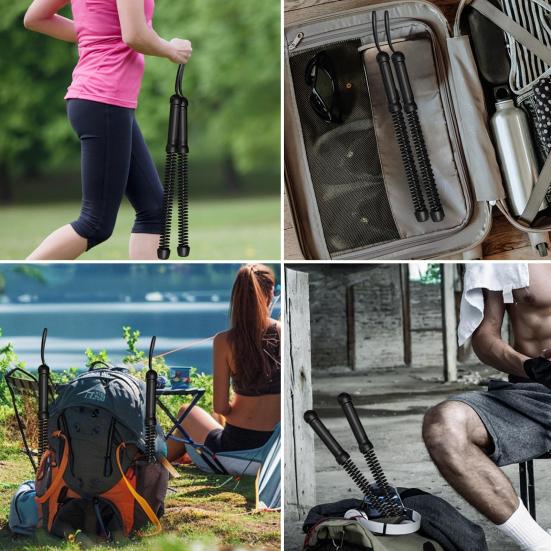 1 Pair Ropeless Workout Rope Muscle Battle Rope Lightweight Portable Arm Strength Training Non-slip