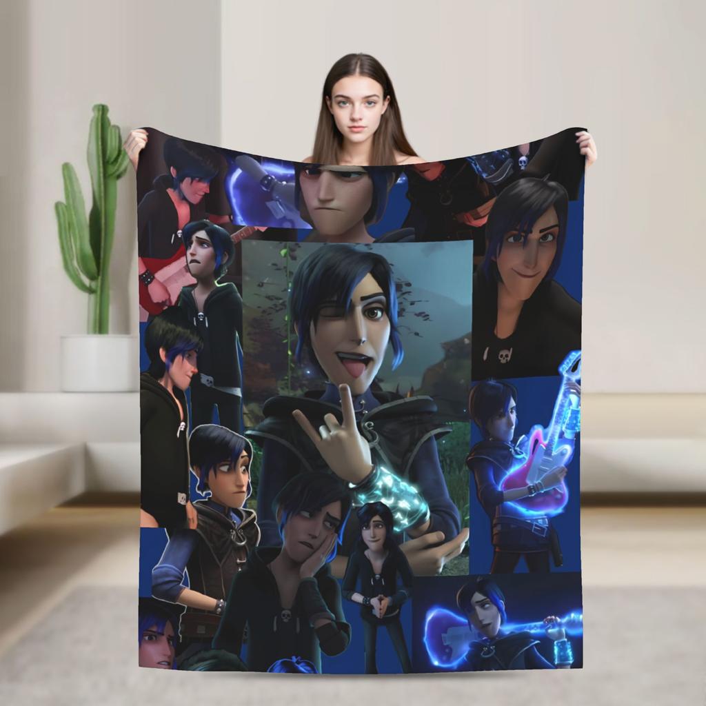 Trollhunters Tales Of Arcadia Blanket Quality Soft Warm Bedding Throws Winter Travel Couch Chair Sofa Bed Graphic Bedspread